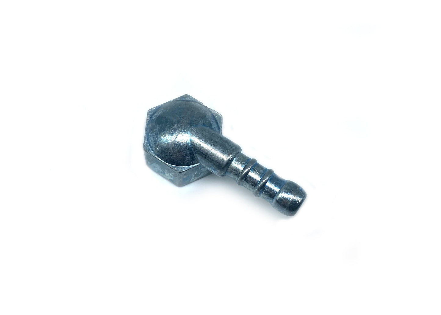 Slangsockel 1/2" inv. - 8 mm slang, vinklad