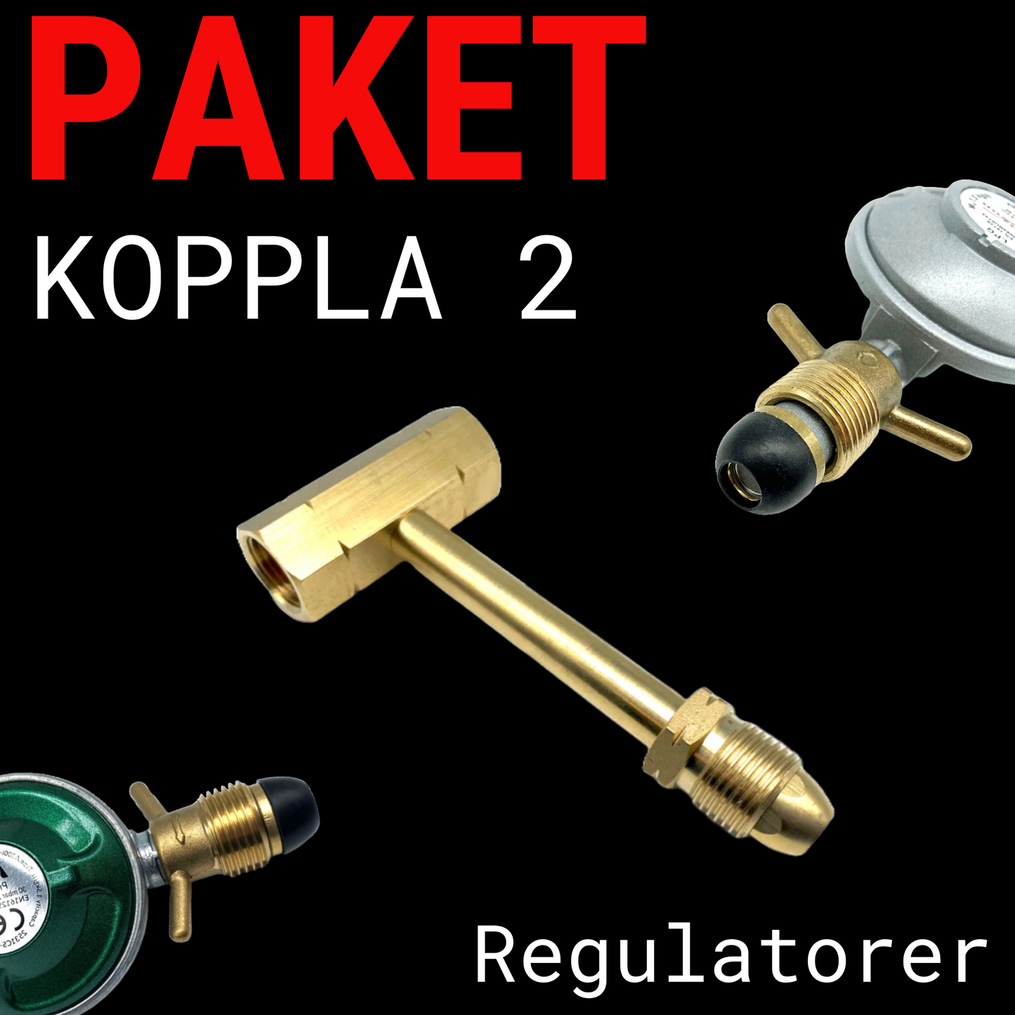 PAKET 2 Regulatorer till 1 Flaska