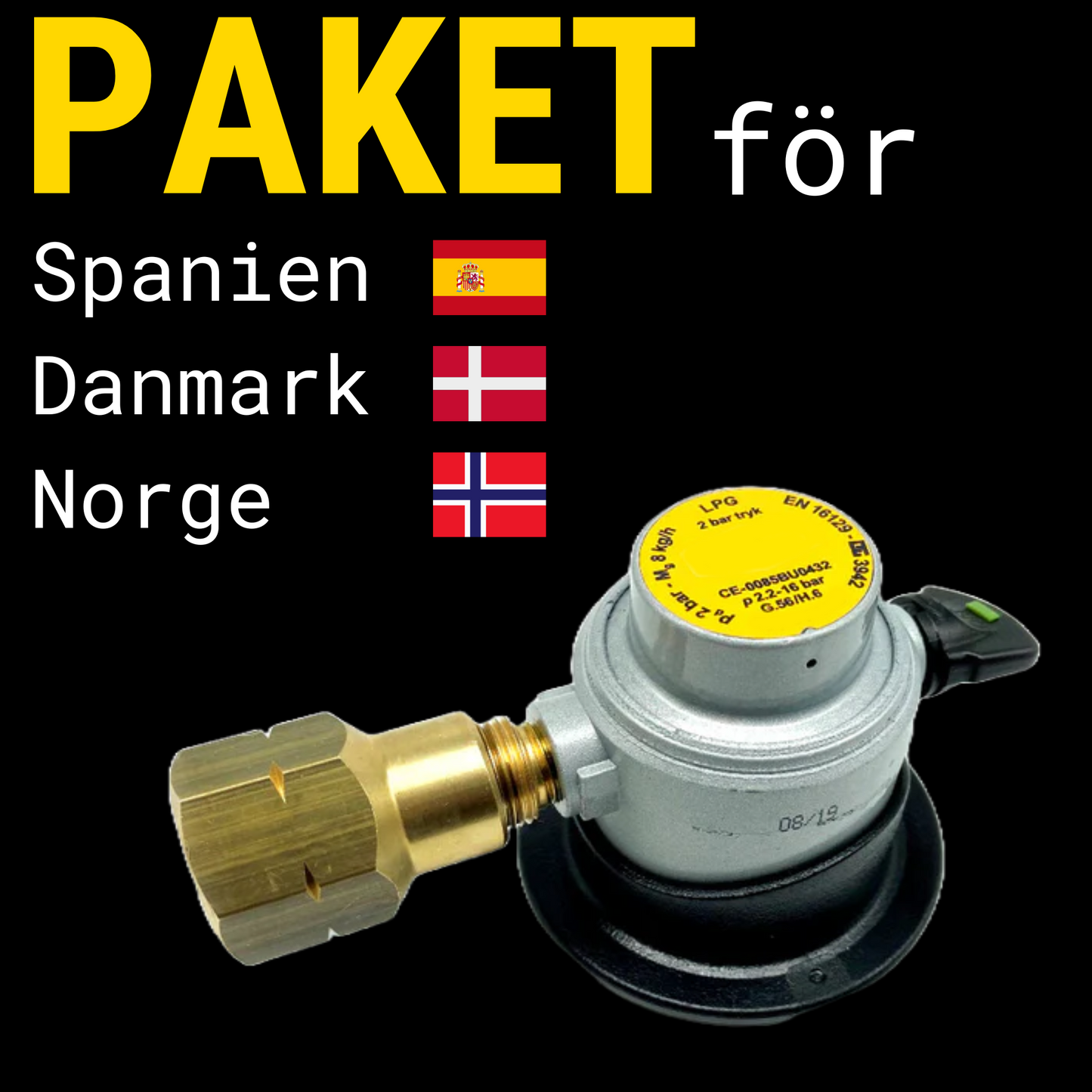 Adapter/reduceringsventil till H11 - POL - 3/8"V 2 bar