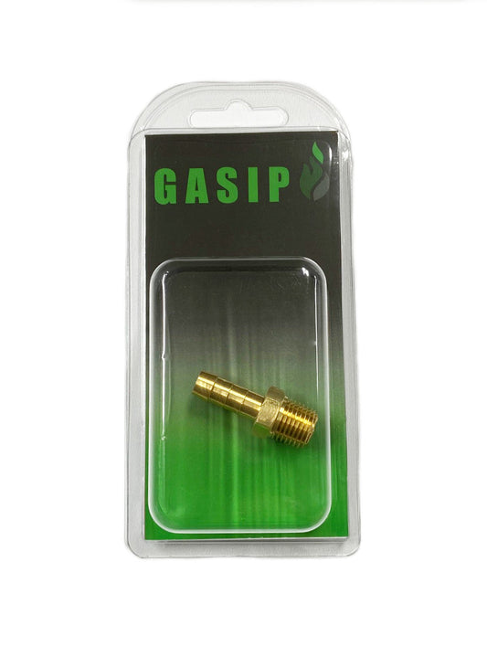 Slangsockel 8 mm 1/4" utvändig-Gasolkoppling-Koppling Gasolslang-Slangnippel-1/4"utvändig