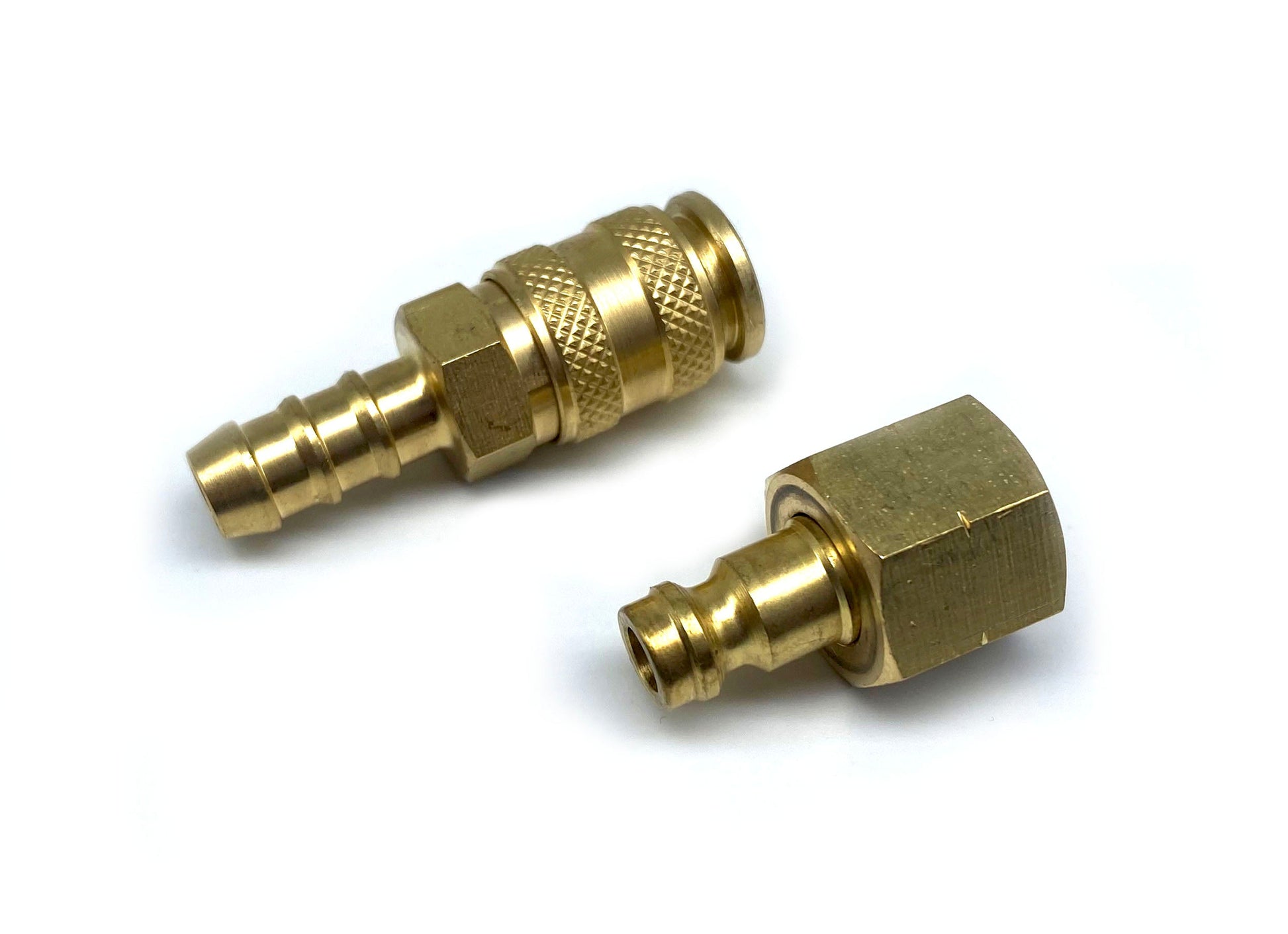 Snabbkoppling set - 8 mm gasolslang - 1/4"V invändig gänga - gasolkoppling - snabbkoppling